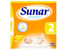 Sunar Complex 2 сухая молочная смесь с бананом 2 х 300 г